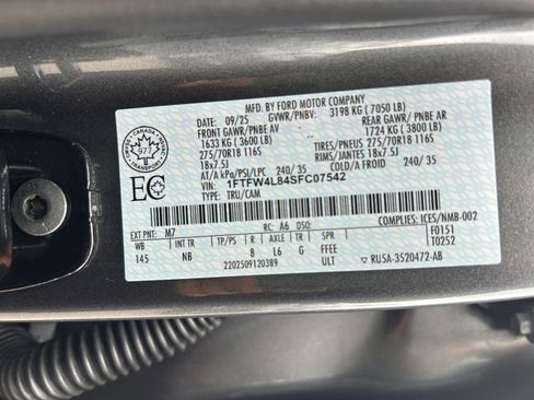 Used 2025 Ford F150 Tremor w/ Equipment Group 402A High AWD/4WD image 36