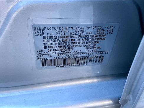 Certified 2019 Nissan Sentra SV w/ Special Edition Package image 32