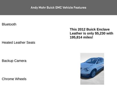 Used 2012 Buick Enclave Leather image 4