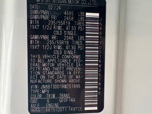 Used 2024 Nissan Rogue Platinum w/ Platinum Premium Package image 31