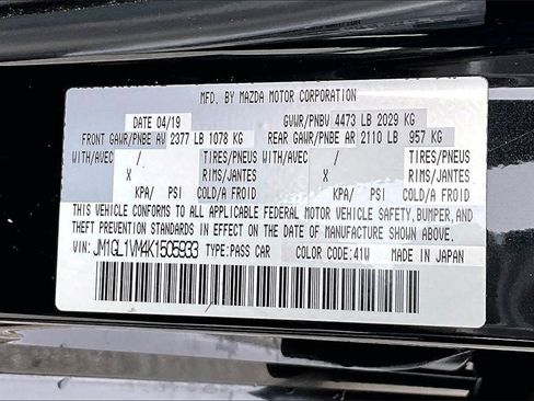 Used 2019 MAZDA MAZDA6 Touring image 19