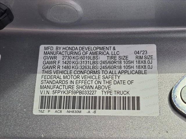 Used 2023 Honda Ridgeline RTL image 18