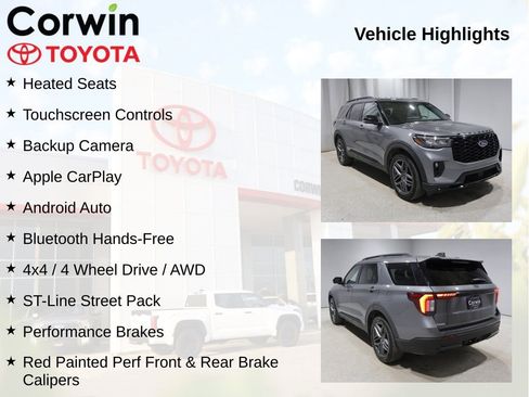 Used 2025 Ford Explorer ST-Line w/ ST-Line Street Pack AWD/4WD image 11