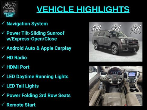 Used 2017 GMC Yukon SLT w/ Open Road Package AWD/4WD image 3