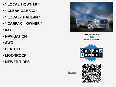 Certified 2023 Honda Pilot Elite image 7