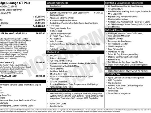 Used 2020 Dodge Durango GT image 42