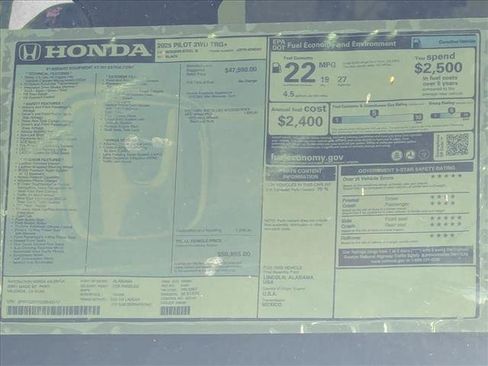 New 2025 Honda Pilot Touring image 18