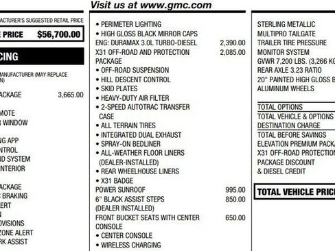 Certified 2025 GMC Sierra 1500 Elevation w/ Elevation Premium Package AWD/4WD image 2