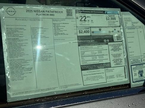 New 2025 Nissan Pathfinder Platinum image 9