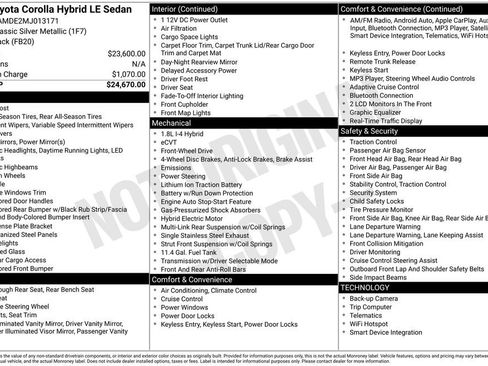 Used 2021 Toyota Corolla LE image 16