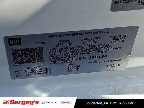 New 2026 GMC Sierra 2500 Pro w/ 1SA Pro Safety Plus Package AWD/4WD image 20