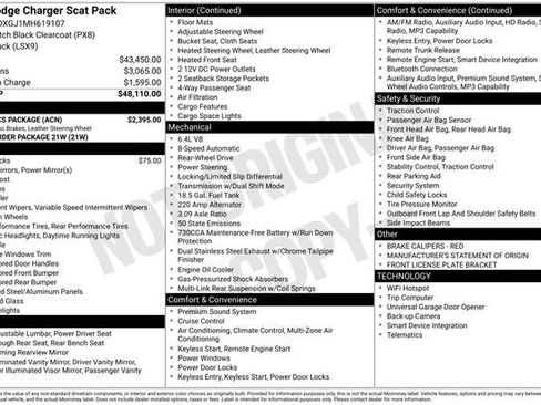 Used 2021 Dodge Charger Scat Pack w/ Dynamics Package RWD image 34