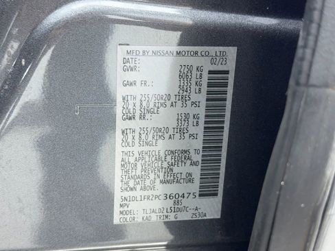 Used 2023 INFINITI QX60 Luxe w/ Cargo Package image 58