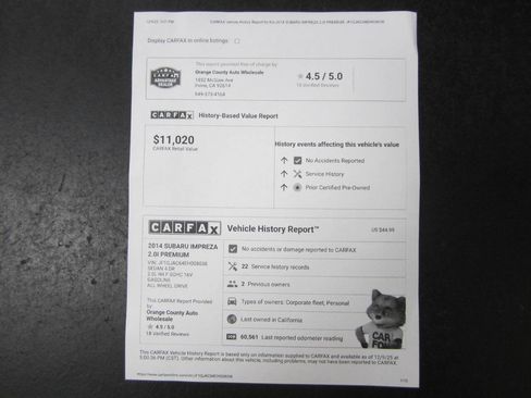 Used 2014 Subaru Impreza 2.0i Premium w/ All-Weather Package w/CVT image 31