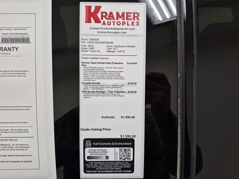 Used 2019 GMC Yukon XL SLT w/ Open Road Package image 35