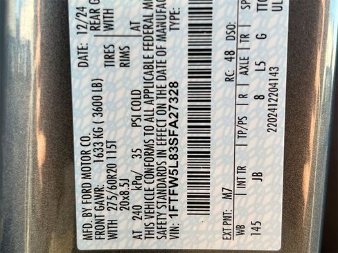 Used 2025 Ford F150 Lariat w/ Equipment Group 502A High image 35