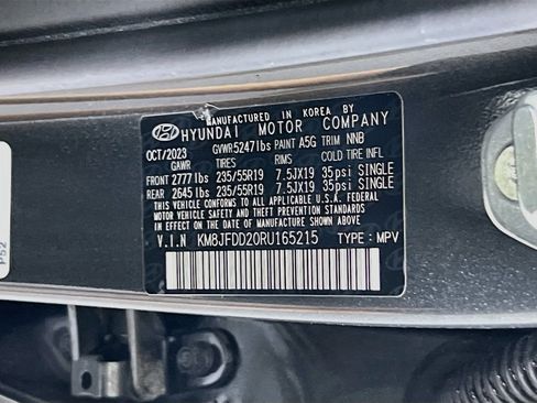 Used 2024 Hyundai Tucson Limited AWD/4WD image 33