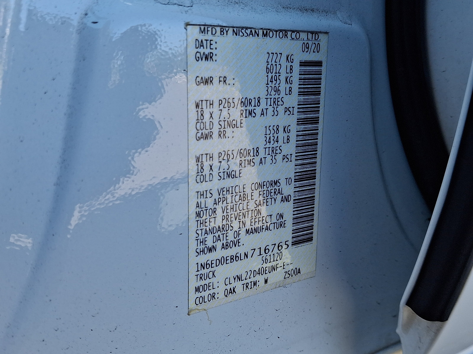 Certified 2020 Nissan Frontier SV AWD/4WD image 26