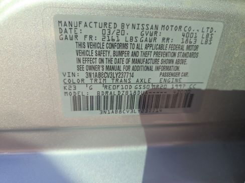 Used 2020 Nissan Sentra SV FWD image 32