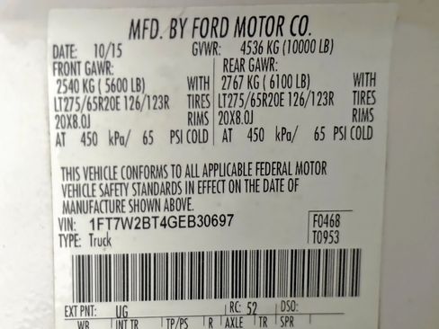 Used 2016 Ford F250 Platinum w/ FX4 Off-Road Package image 28