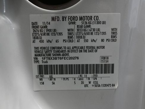 Used 2015 Ford F350 Lariat w/ Camper Package AWD/4WD image 50
