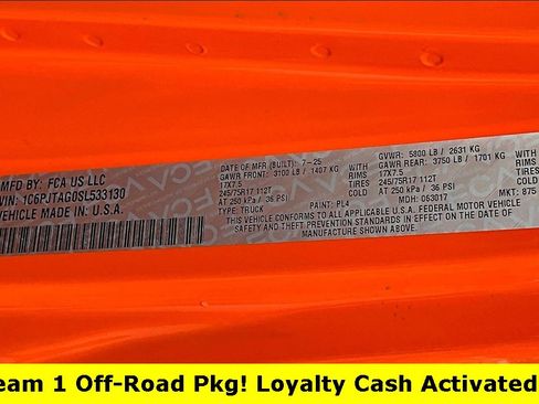 New 2025 Jeep Gladiator Sport image 32