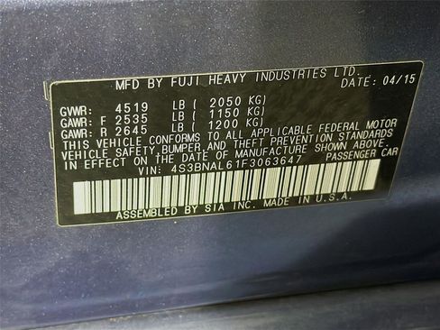 Used 2015 Subaru Legacy 2.5i Limited AWD/4WD image 34