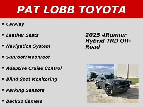 Used 2025 Toyota 4Runner TRD Off-Road AWD/4WD image 29