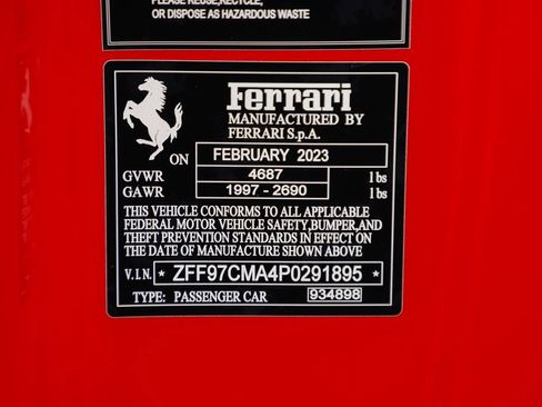Certified 2023 Ferrari 812 GTS RWD image 58