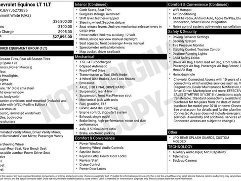 Used 2018 Chevrolet Equinox LT FWD image 34