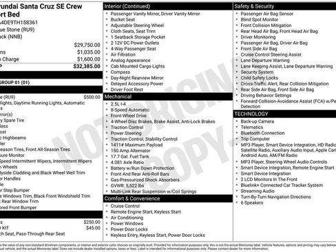 Certified 2026 Hyundai Santa Cruz SE FWD image 6