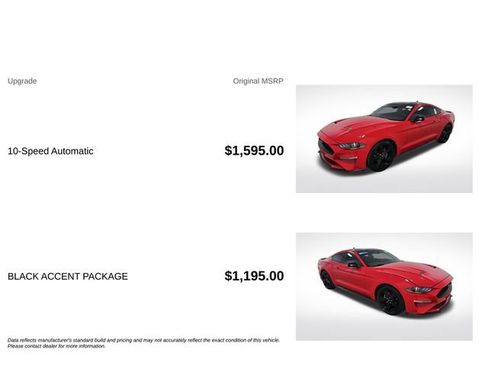 Used 2022 Ford Mustang Coupe w/ Black Accent Package RWD image 3