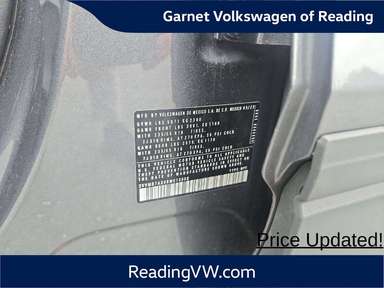 Certified 2024 Volkswagen Tiguan SE AWD/4WD image 32
