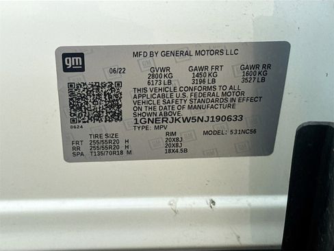 Used 2022 Chevrolet Traverse RS image 34