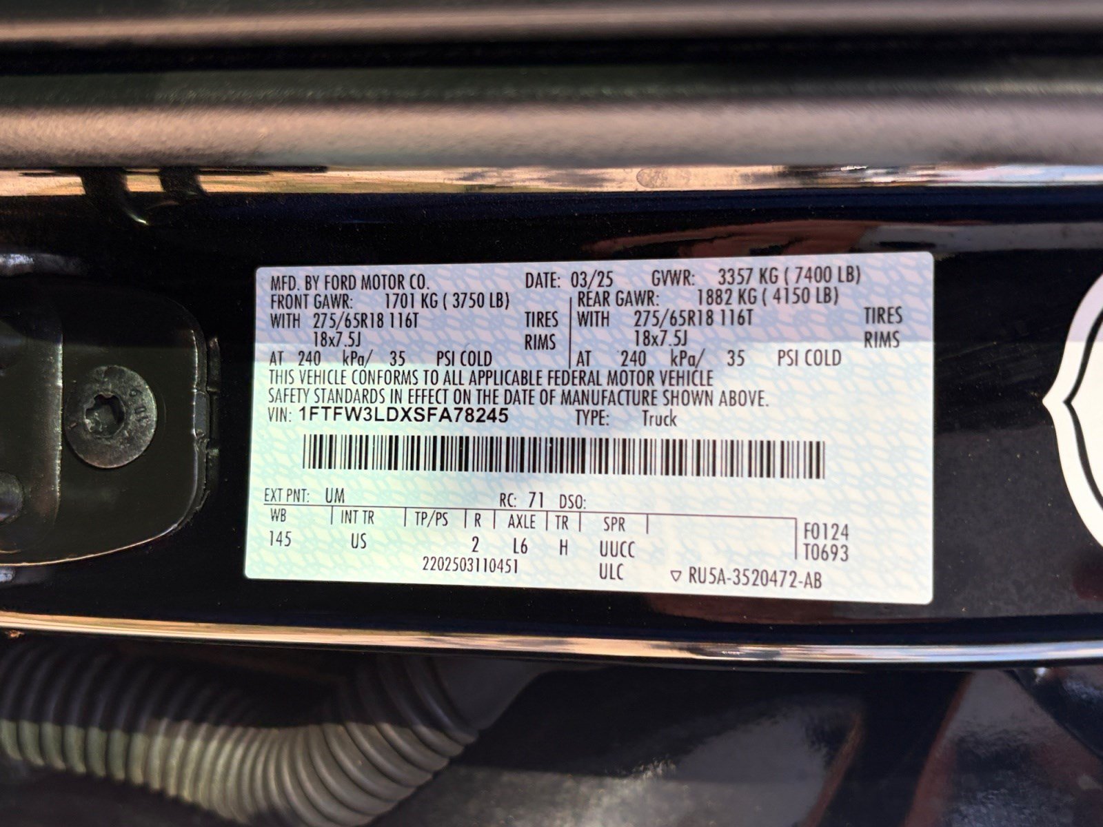 Used 2025 Ford F150 XLT w/ Equipment Group 301A Standard AWD/4WD image 25