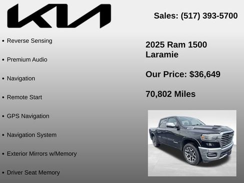 Used 2025 RAM 1500 Laramie AWD/4WD image 10
