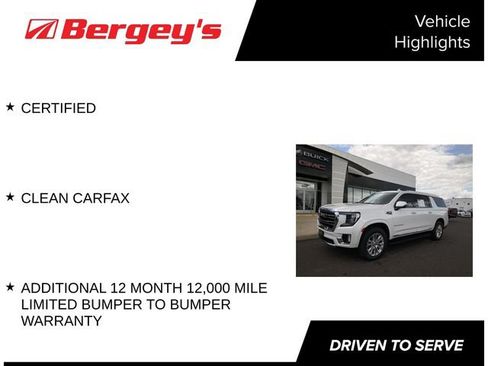 Used 2022 GMC Yukon XL SLT w/ SLT Premium Package AWD/4WD image 4