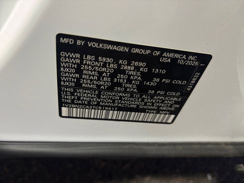 Certified 2026 Volkswagen Atlas SEL AWD/4WD image 35
