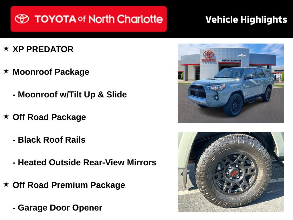 Used 2023 Toyota 4Runner TRD Off-Road Premium w/ Moonroof Package AWD/4WD image 4