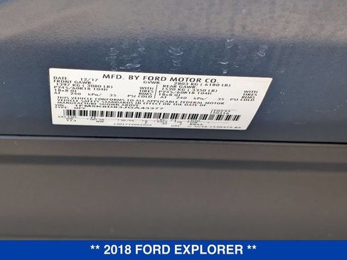 Used 2018 Ford Explorer XLT w/ Equipment Group 201A AWD/4WD image 65