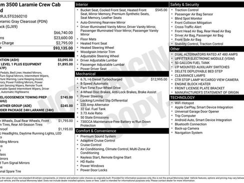 New 2026 RAM 3500 Laramie w/ Night Edition AWD/4WD image 3