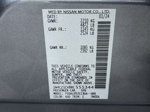 Certified 2024 Nissan Leaf SV Plus FWD image 11
