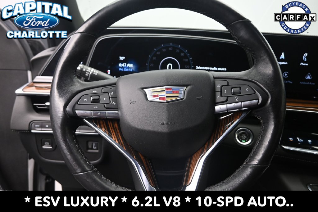 Used 2022 Cadillac Escalade ESV Luxury w/ LPO, Floor Liner Package AWD/4WD image 17