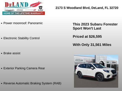 Used 2023 Subaru Forester Sport image 13