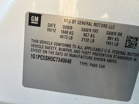 Used 2012 Chevrolet Cruze LS w/ Connectivity Package FWD image 18