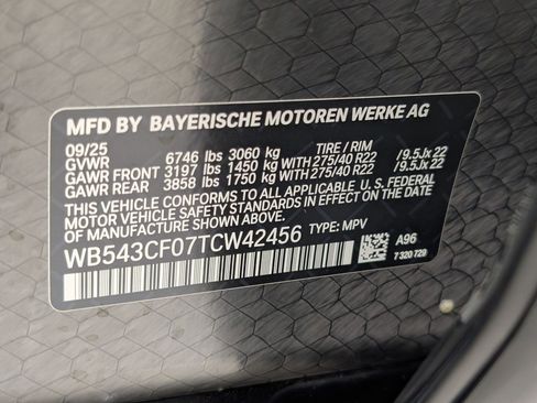 New 2026 BMW iX xDrive45 w/ M Sport Package image 21