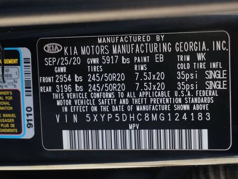 Used 2021 Kia Telluride SX w/ SX Prestige Package AWD/4WD image 33