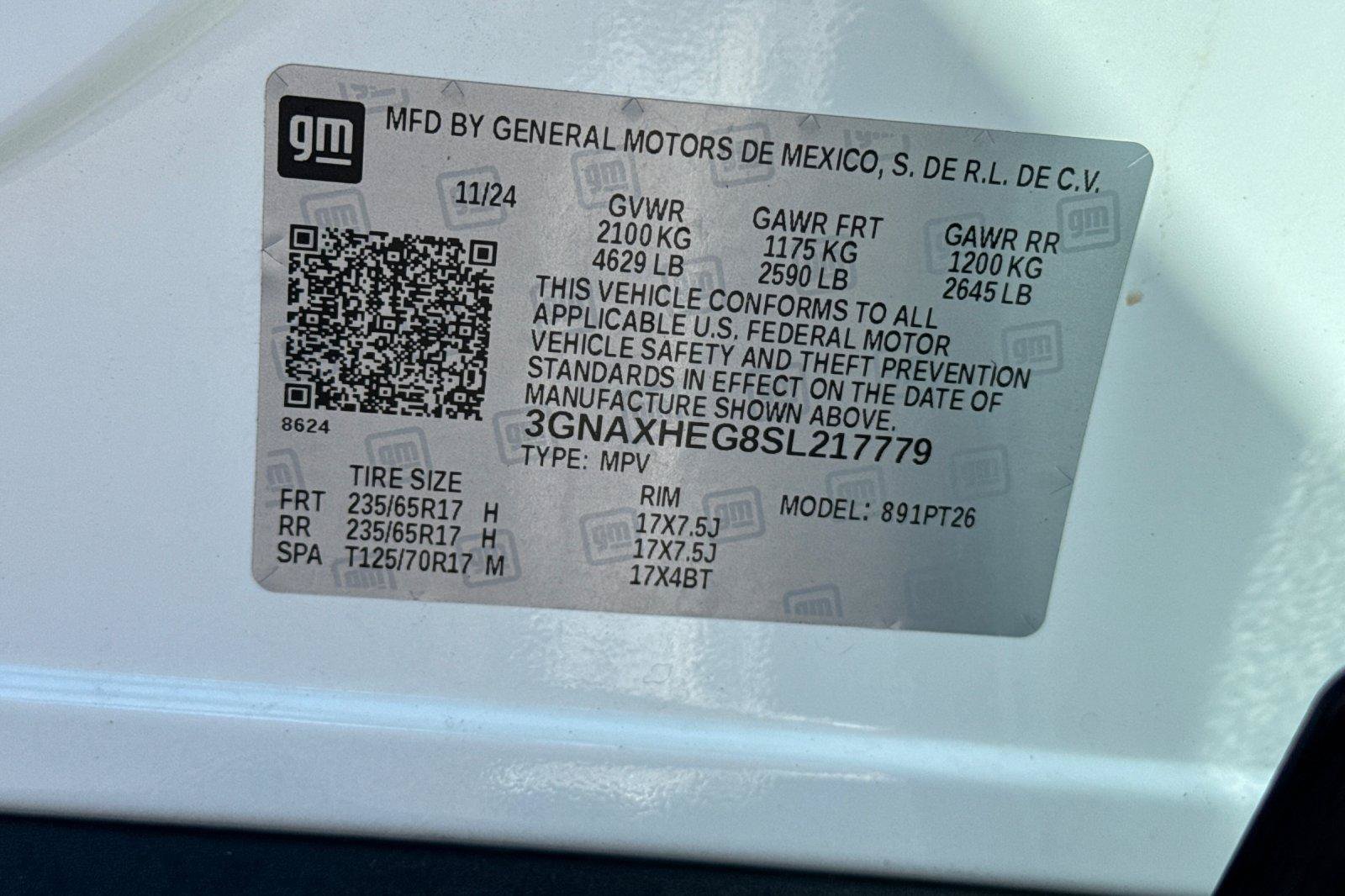 Used 2025 Chevrolet Equinox LT w/ Convenience Package II FWD image 32