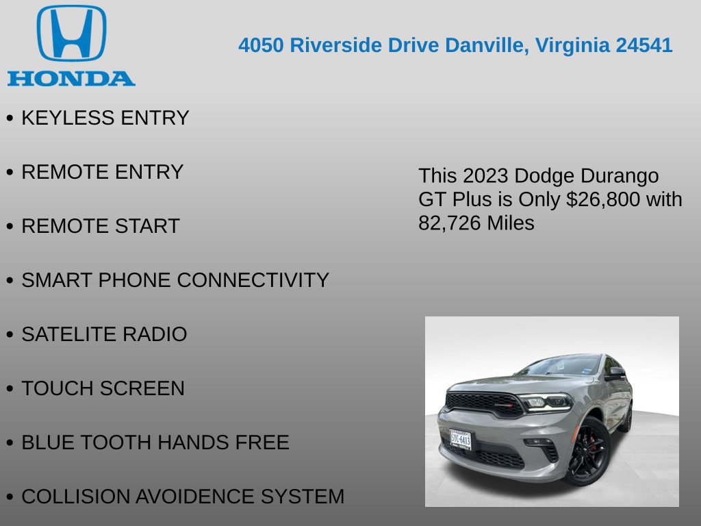 Used 2023 Dodge Durango GT AWD/4WD image 7