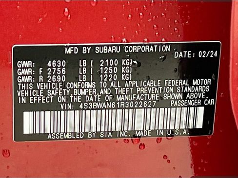 Used 2024 Subaru Legacy Limited AWD/4WD image 34